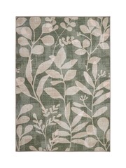 Hug Rug Green Eden Leaves Rug - Image 3 of 5