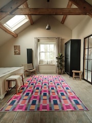 Hug Rug Multi Jude Geo Weave Bright Rug - Image 1 of 3