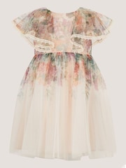 فستان حفلات تول بطبعة ورود كلاسيكية للبيبي من Monsoon - صورة 2 من 3