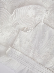 Monsoon Cream Isabel Lace Scallop Tiered Party Dress - Image 2 of 2