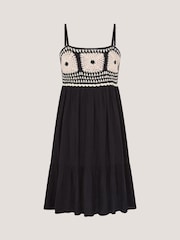 Vestido sin mangas de crochet Monzón - Imagen 1 de 2