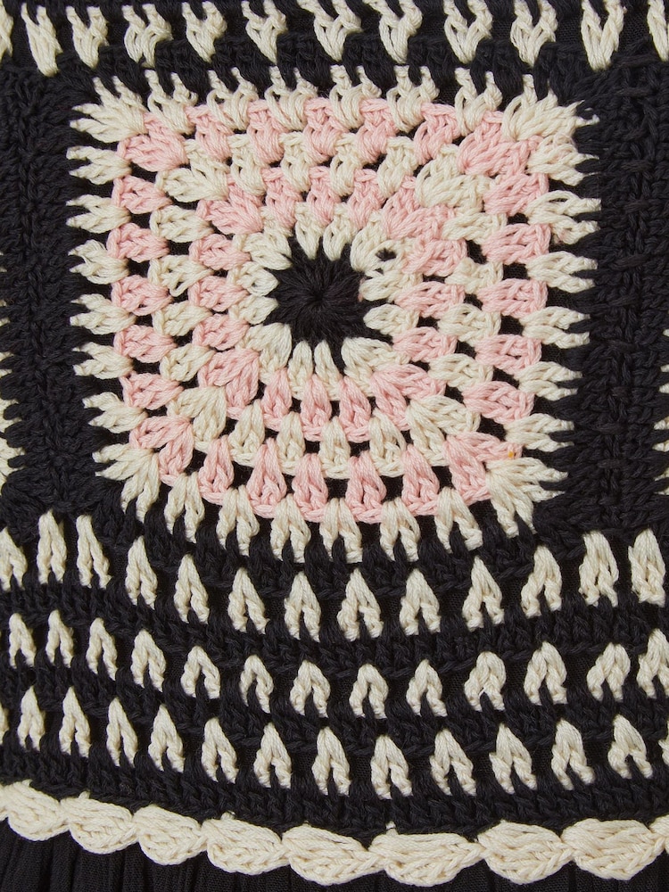 Vestido sin mangas de crochet Monzón - Imagen 2 de 2 Vestido sin mangas de crochet Monzón - Imagen 2 de 2