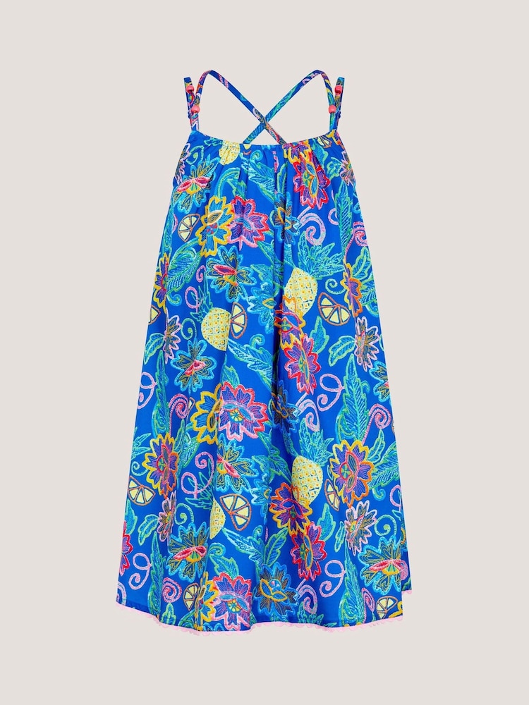 Monsoon Tropical Floral Crossover Dress - 圖片 1/3 Monsoon Tropical Floral Crossover Dress - 圖片 1/3