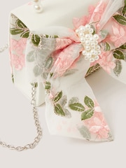 Monsoon Floral Embroidered Bow Bag - Imagen 2 de 2