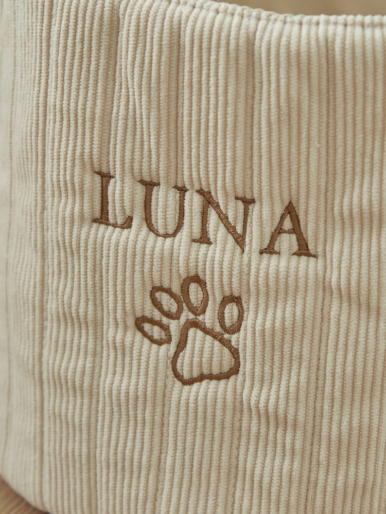 Personalised Cat Paw Cord Storage Basket by Made Yours - Image 2 of 2 Personalised Cat Paw Cord Storage Basket by Made Yours - Image 2 of 2