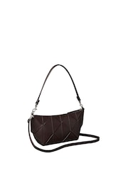 Calvin Klein Brown Woven Emblem Shoulder Bag - Image 2 of 3