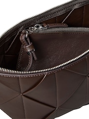 Calvin Klein Brown Woven Emblem Shoulder Bag - Image 4 of 4