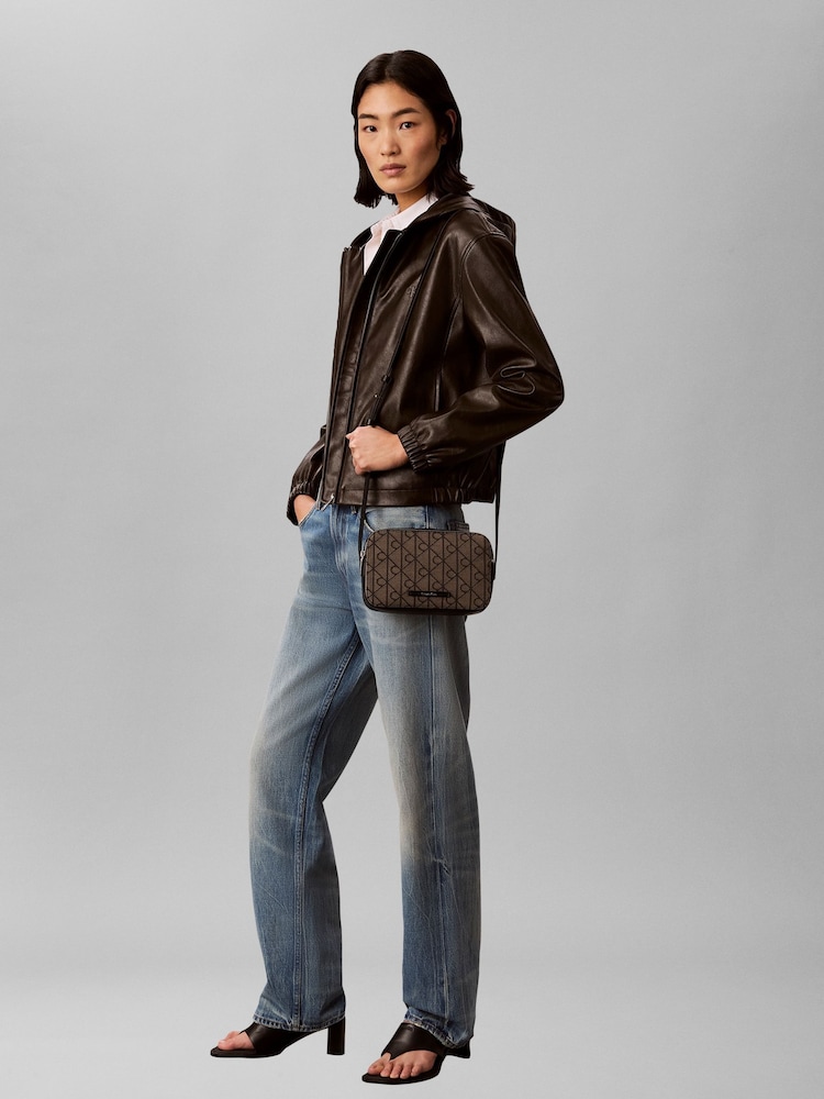 Calvin Klein Logo Jacquard Crossbody Camera Bag - Slika 3 iz 3