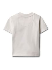 Calvin Klein Jeans Cream Newborn Signature Logo T-Shirt - Image 2 of 2