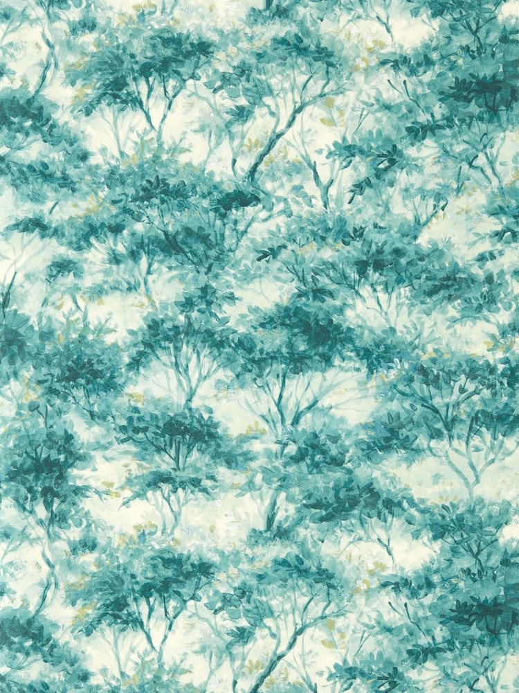 Clarke and Clarke Teal Blue Elements Boschetto 10M Wallpaper - Image 1 of 4