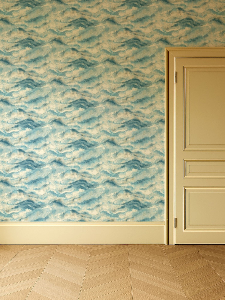 Clarke and Clarke Denim Elements Earthscape 10M Wallpaper - Image 4 of 4