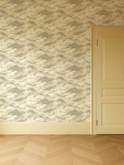 Clarke and Clarke Linen or Mocha Elements Earthscape 10M Wallpaper - Image 6 of 6