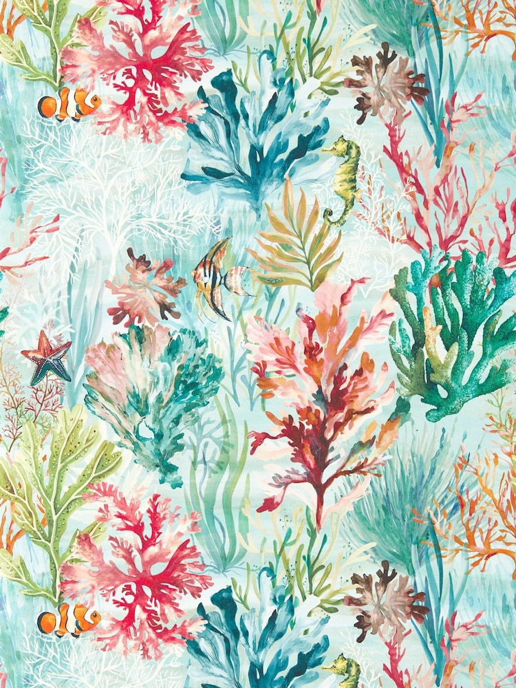 Clarke and Clarke Seafoam Elements Oceana 10M Wallpaper - Image 1 of 6