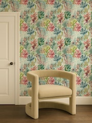 Clarke and Clarke Seafoam Elements Oceana 10M Wallpaper - Image 3 of 6