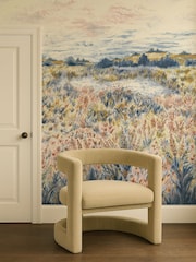Clarke and Clarke Midnight or Antique Elements Wildbloom 10M Wallpaper - Image 2 of 4