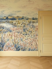 Clarke and Clarke Midnight or Antique Elements Wildbloom 10M Wallpaper - Image 3 of 4