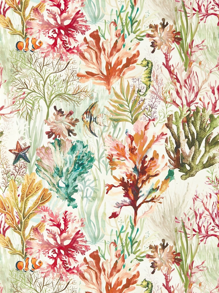 Clarke and Clarke Coral Elements Oceana 10M Wallpaper - Image 1 of 6