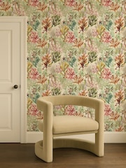 Clarke and Clarke Coral Elements Oceana 10M Wallpaper - Image 3 of 6