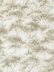 Clarke and Clarke Linen or Mocha Elements Boschetto 10M Wallpaper - Image 1 of 5