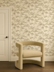 Clarke and Clarke Linen or Mocha Elements Boschetto 10M Wallpaper - Image 3 of 5
