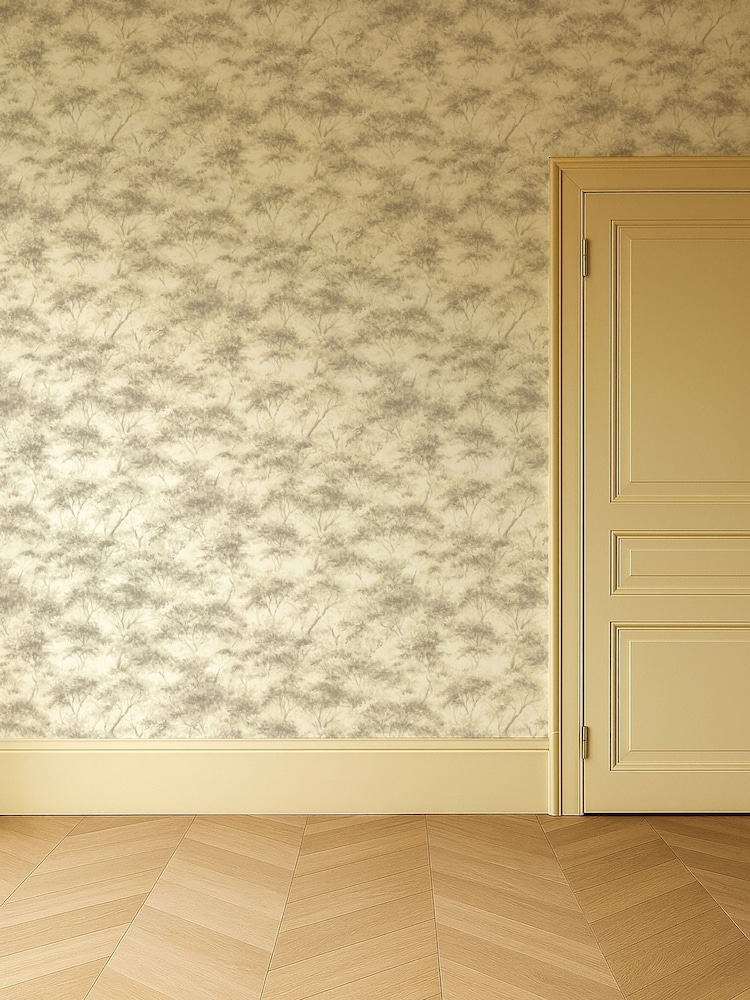 Clarke and Clarke Linen or Mocha Elements Boschetto 10M Wallpaper - Image 5 of 5