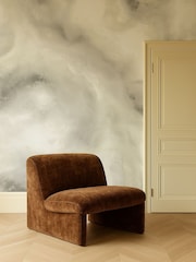 Clarke and Clarke Linen or Mocha Elements Viento 13.5M Wallpaper - Image 2 of 6
