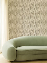 Clarke and Clarke Linen or Mocha Elements Cityscape 10M Wallpaper - Image 5 of 6