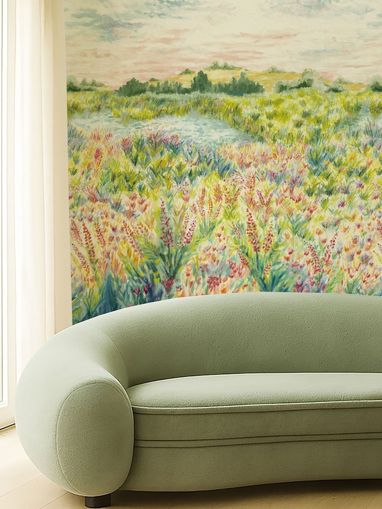 Clarke and Clarke Summer Elements Wildbloom 10M Wallpaper - Image 2 of 4