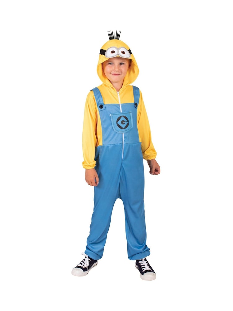 Minions Yellow Minion Onesie Costume - Image 1 of 2 Minions Yellow Minion Onesie Costume - Image 1 of 2