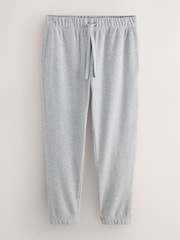 Light Grey Grandad Collar Long Sleeve Waffle Pyjamas Set - Image 12 of 15