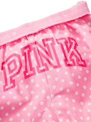 Victoria's Secret Pink Pink Lollipop Polka Dot Long Flannel Pyjama Bottoms - Image 3 of 3