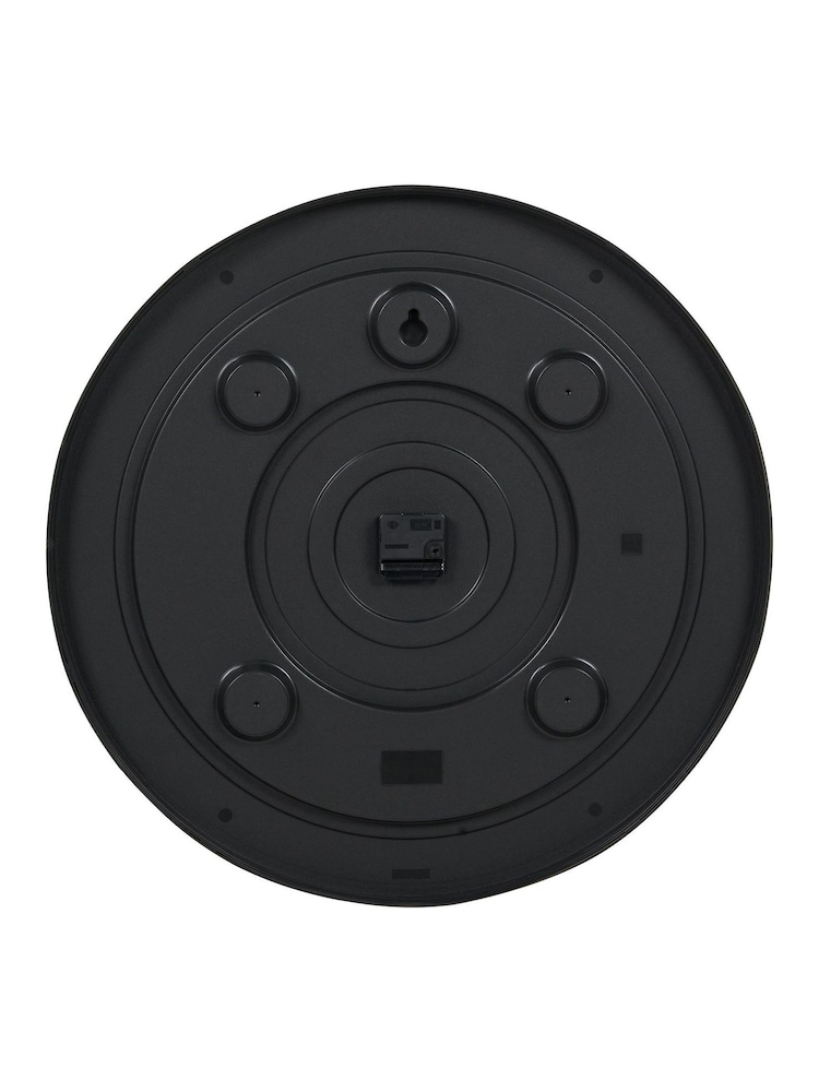 Pacific Black Wood Effect Round Wall Clock - Image 6 of 6