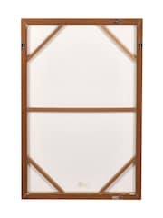 Pacific Brown Linear Design Canvas Wall Art - Image 6 of 6