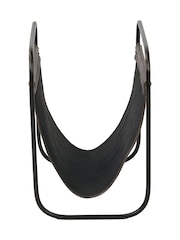 Pacific Peppercorn Eliseo Vintage Leather Magazine Rack - Image 6 of 6