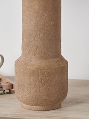 Pacific Brown Gaiana Concrete Stoneware Vase - Image 3 of 6