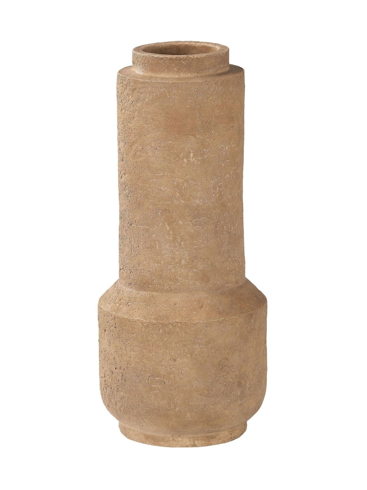 Pacific Brown Gaiana Concrete Stoneware Vase - Image 6 of 6