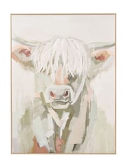 Pacific Sage Highland Cow Canvas Wall Art - Image 5 of 6