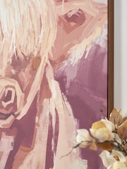 Pacific Mulberry Highland Cow Canvas Wall Art - Image 3 of 6