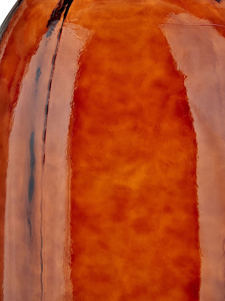 Pacific Brown Shaped Recycled Glass Tall Vase - Image 6 of 6