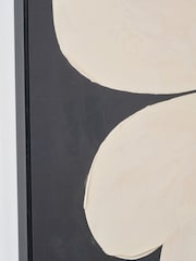 Pacific Brown Flower Design Canvas Wall Art - Image 2 of 6