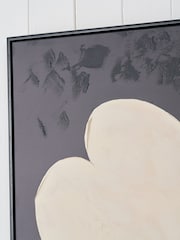 Pacific Brown Flower Design Canvas Wall Art - Image 3 of 6