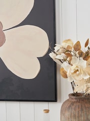 Pacific Brown Flower Design Canvas Wall Art - Image 4 of 6