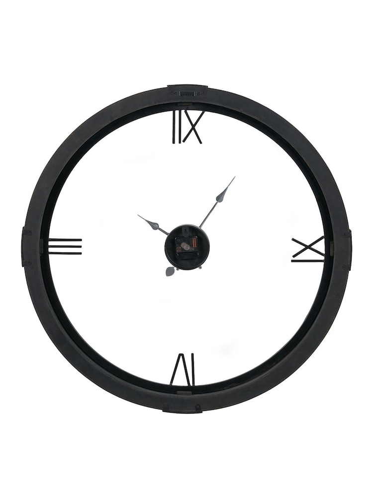 Pacific Walnut Vermont Wood Veneer Round Wall Clock - Image 6 of 6