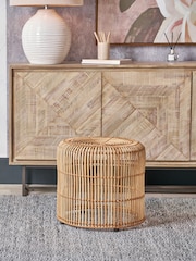Pacific Natural Rattan Core Stool - Image 1 of 6