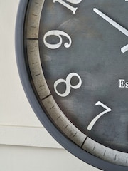 Pacific Black Wood Effect Round Wall Clock - Image 2 of 6