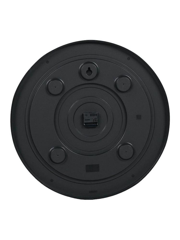 Pacific Black Wood Effect Round Wall Clock - Image 6 of 6