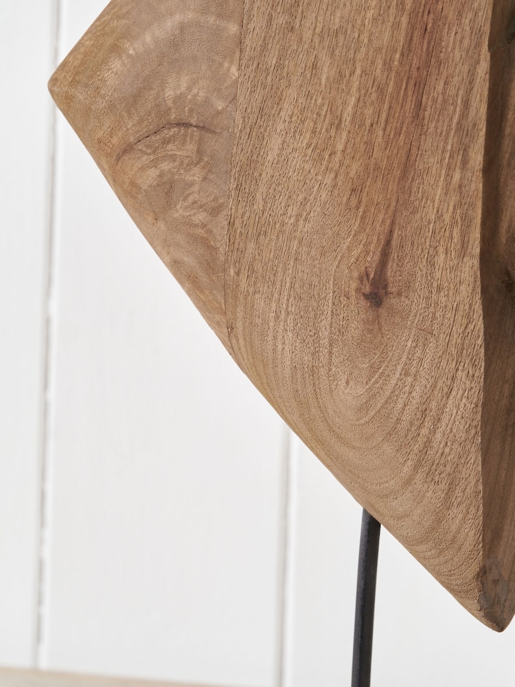 Pacific Natural Mango Wood Altum Angelfish Ornament - Image 2 of 6