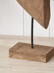 Pacific Natural Mango Wood Altum Angelfish Ornament - Image 5 of 6