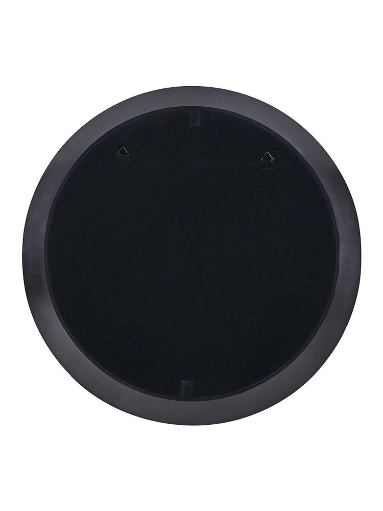 Pacific Graphite Metal Angled Frame Round Mirror Large - Image 6 of 6