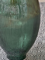 Pacific Green Tall Glass Vase - Image 2 of 6